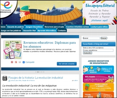 detección ola Recomendado Educapeques, un nuevo portal educativo con actividades y recursos gratuitos  - Cibersur.com